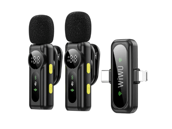WiWU Wi-WM007 ANC Duo Wireless Type-C & Lightning Microphone with 6 Month Warranty (3)