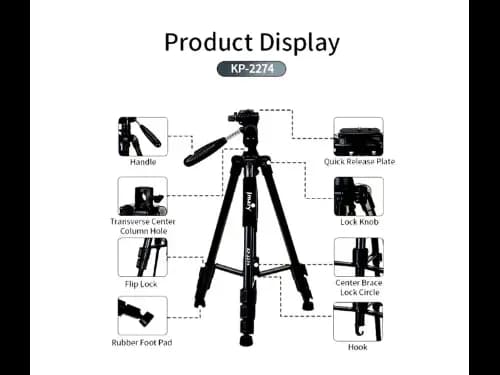 JMARY KP-2274 PROFESSIONAL TRIPOD (3)