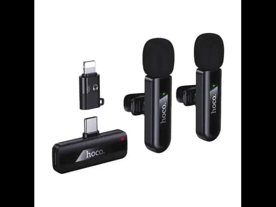 HOCO L20A DUAL MIC WIRELESS MICROPHONE (iP/ TYPE-C)