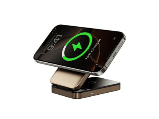 Wiwu WI-W038 15w Triple 3 In 1 Wireless Charger Gold - 6 Month Warranty (3)