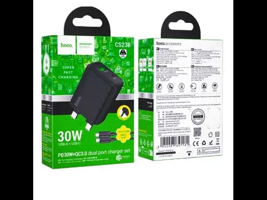 HOCO CS23B PD30W QC3.0 TYPE-C TO C CHARGER (3)