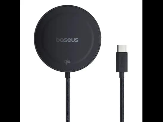 Baseus 15W Simple Mini4 Magnetic Wireless Charging Stand Qi2 Universal – Cosmic Black - P10273300121-00
