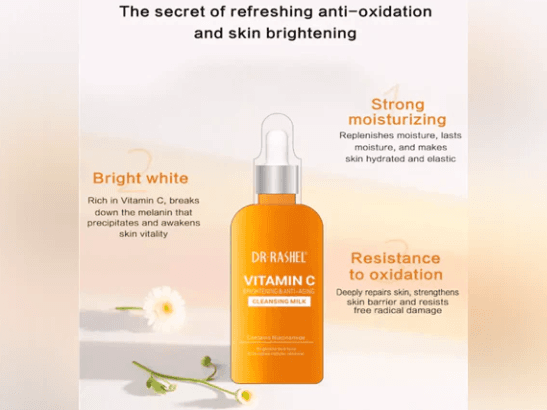 Dr. Rashel Vitamin C Brightening and Anti-Aging Face Cleansing Milk 100ml (4)