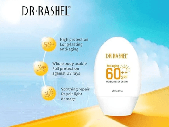 Dr. Rashel Moisture Sunscreen SPF60 60g (4)