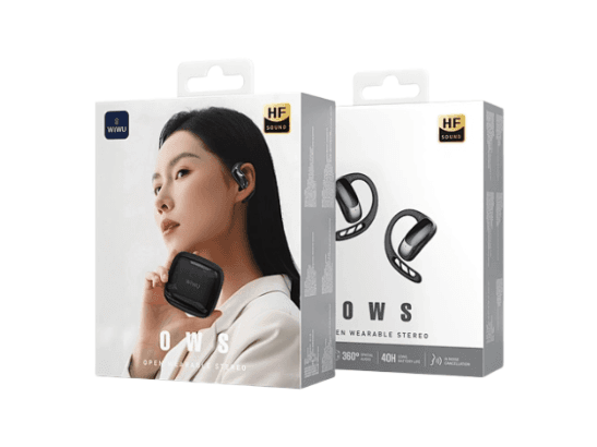 WiWU O600 OWS Buds – Black (5)