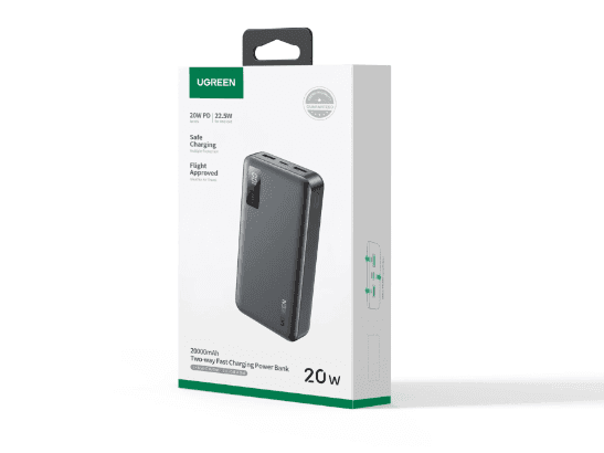 UGREEN 20000mAh 20W Two-way Fast Charging Power Bank – PB312 – 25683 – 1 Year Warranty (4)