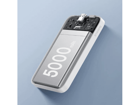 Baseus 5000mAh 20W Magnetic Mini Wireless Fast Charge Power Bank Stellar White – P10022107223-00 – 1 Year Warranty (2)