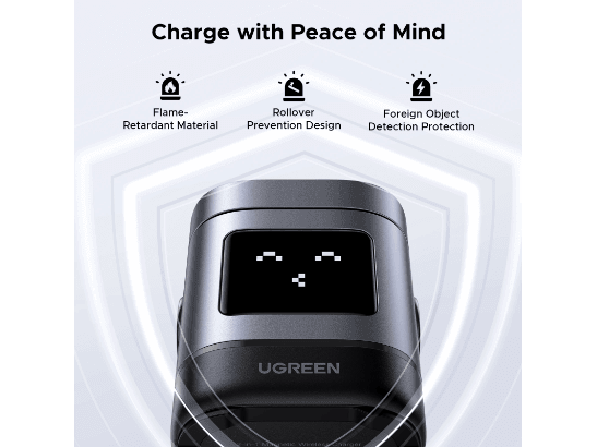 UGREEN 2-in-1 UNO Series Qi2 Magnetic Station Wireless Charger – W709 – 45775 – 1 Year Warranty (5)
