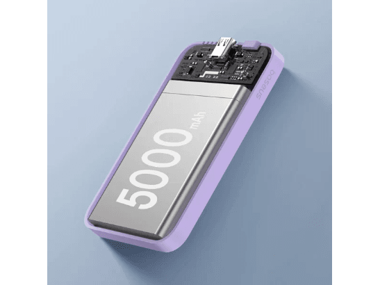 Baseus 5000mAh 20W Magnetic Mini Wireless Power Bank – Nebula Purple - P10022107513-00 (3)