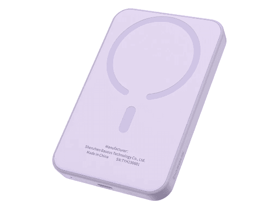 Baseus 5000mAh 20W Magnetic Mini Wireless Power Bank – Nebula Purple - P10022107513-00 (2)