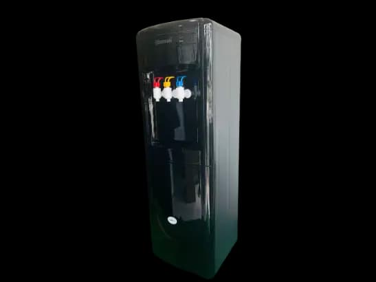 Three Taps Electric Cooling Water Dispenser Black with 1 year warranty