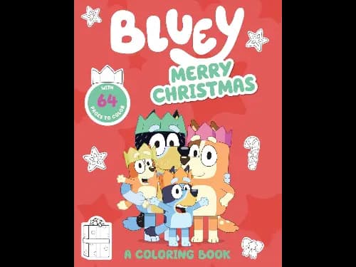 Bluey: Merry Christmas: A Coloring Book