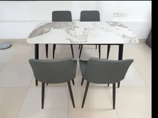 Luxury Dining Table with Chairs