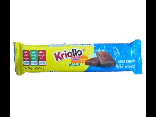 Kriollo Milky Milk Choco 43g