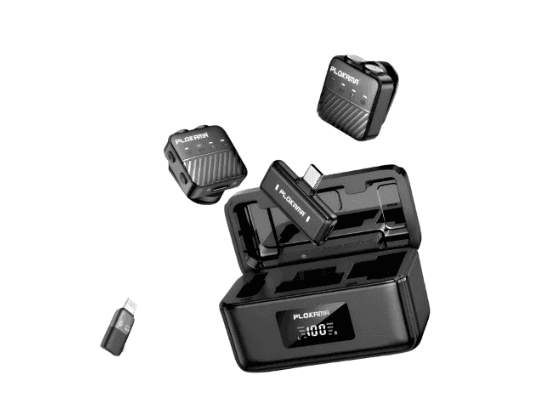 Plokama WM-80 Wireless Lavalier Microphone & Handheld Stick with 3 months warranty (2)