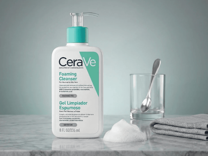 Cerave Foaming Cleanser for Normal to Oily Skin 236ml - FRANCE (3)