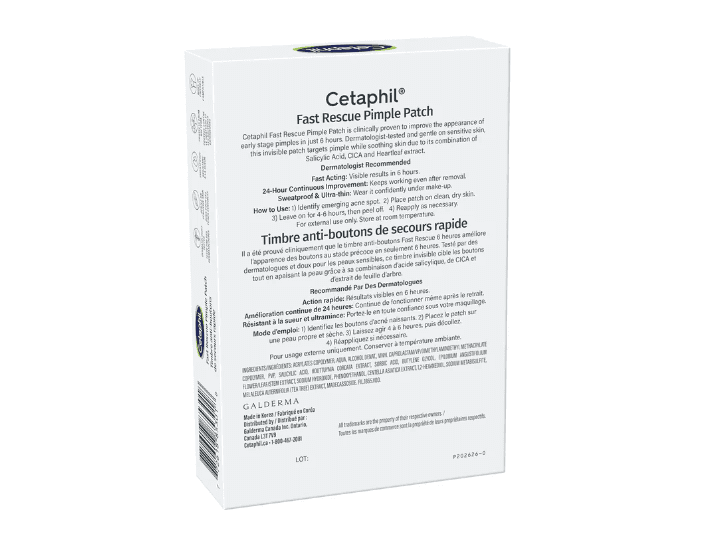 Cetaphil Fast Rescue Pimple Patch 24patches (2)