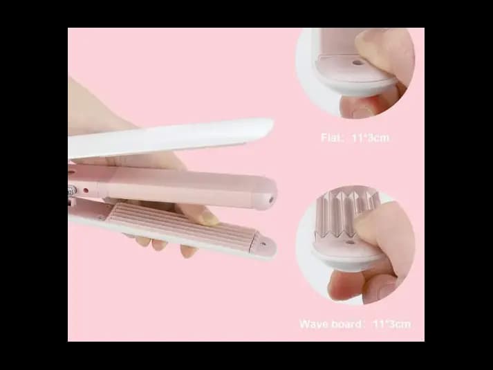 HTC 2-in-1 Premium Hair Straightener and Crimper (2)