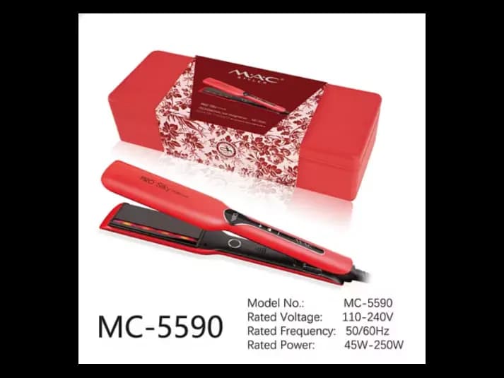 MAC Premium MC-5590 Professional Hair Straightener Saloon Series (4)