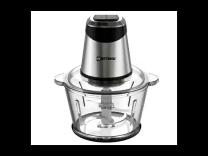 Mitshu Glass Bowl 2 liter Food Chopper/Processor (2)