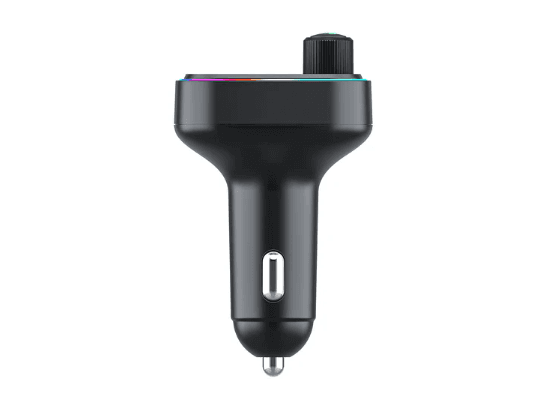 WiWU Wi-QC031 Bluetooth 5.3 Car FM Transmitter with RGB Lights & 38W Fast Charging (4)