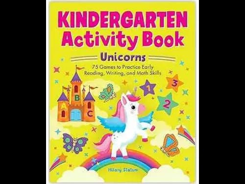 Kindergarten Activity Book Unicorns
