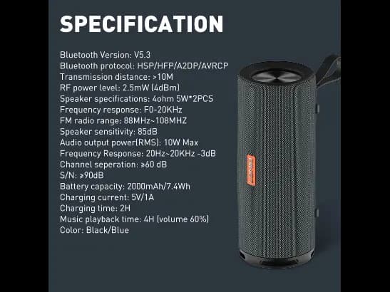 LDNIO Mini Wireless BT Bass HIFI Speaker BTS13 (4)