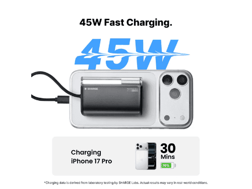Sharge Flow 3 10000mAh Power Bank (45W) - P3 (3)