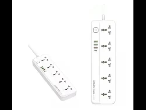 LDNIO SC5415 Multi-Function Power Strip 5 Power Sockets 1PD 20W 1QC 18W 2 AUTO-ID Perfect Home/Office Charging Station (2)
