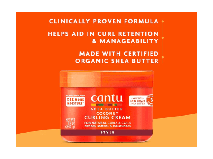 Cantu Coconut Curling Cream 340g- USA (4)