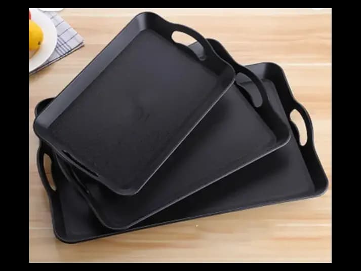 Anti Slip Double Handle Serving Tray 14,16 & 18 Inch