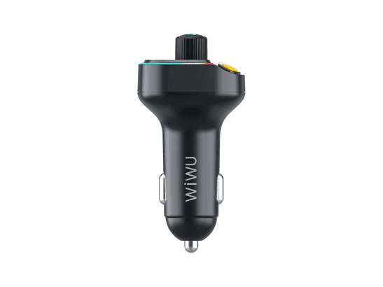 WiWU Wi-QC031 Bluetooth 5.3 Car FM Transmitter with RGB Lights & 38W Fast Charging (3)