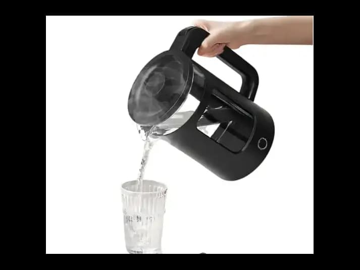 Richpower High Borosilicate Glass Cordless Electric Kettle – 1500W (Black) (3)