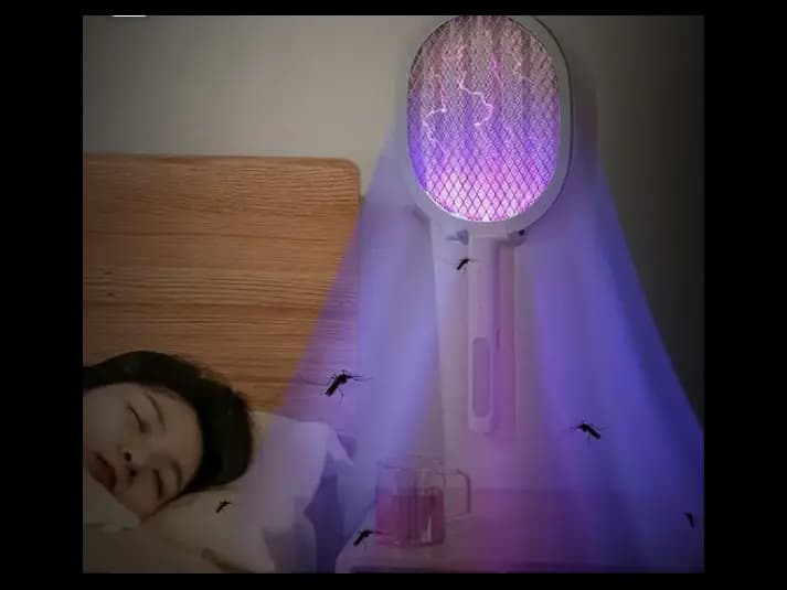 Dual-Use Electric Mosquito Swatter USB Charger (4)
