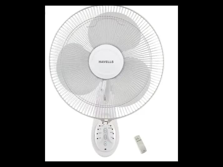 Havells Platina with Remote 400mm Wall Fan (White)