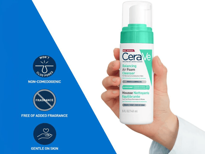 Cerave Balancing Air Foam Cleanser 148ml (4)
