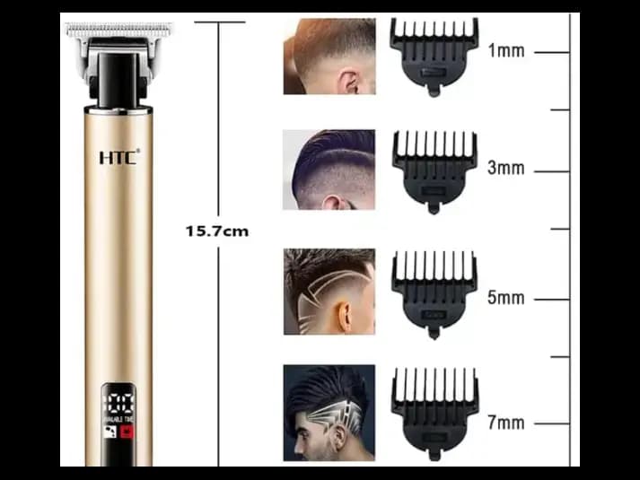 HTC Rechargeable Beard Trimmer AT-172 (Gold) (4)