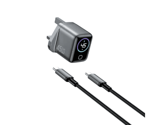WiWU CHG500 Voyager 45W PD/QC GaN Charger Combo (2)