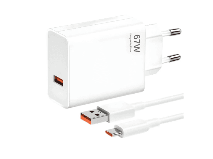 Xiaomi 67W USB to Type-C 2 in 1 Charger - Original GaN Powerful Fast Charging
