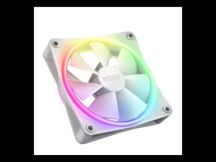 NZXT F120 RGB Duo Triple Pack Fans with RGB Controller – White (4)
