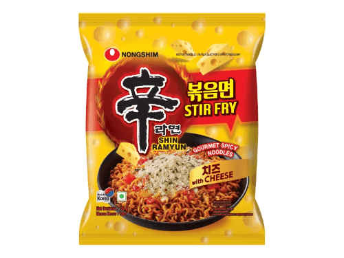 Nongshim Shin Ramen Stir Fry with cheese 136G