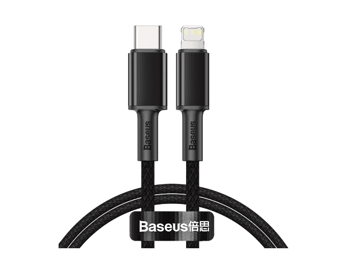Baseus Type-C to Lightning Cable – Powerful 20W PD Fast Charging, High Density Braided, 480Mbps Data Transfer & iPhone Compatible