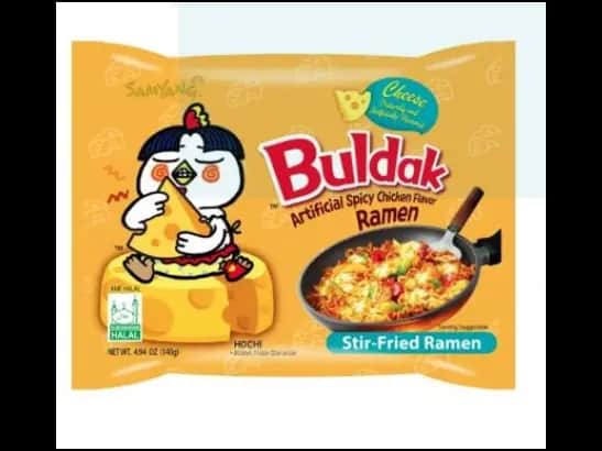 Buldak Cheese Ramen Noodles