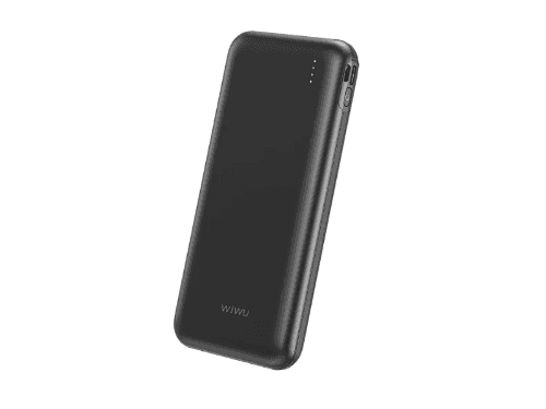 WiWU P-08B Essen 10000mAh Power Bank with 4 Built-in Cables – Black / White (3)