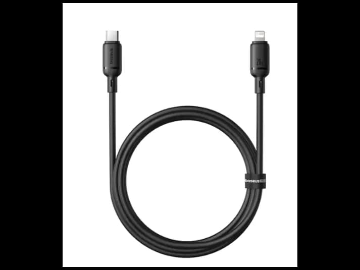 Baseus Silky Series 1 Meter Type-C to Lightning 20W Fast Charging Cable – Cluster Black – P10377700113-00 (2)