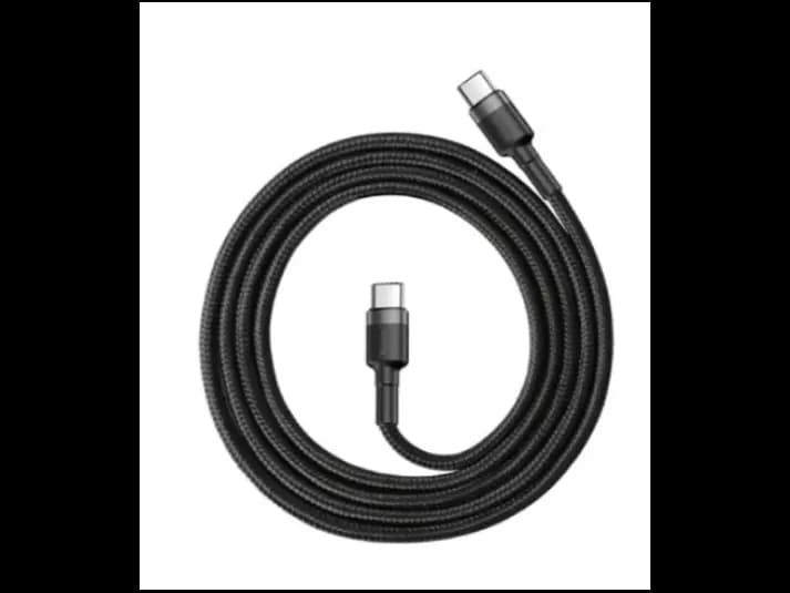 Baseus Cafule Type-C to C 60W Cable 1M GG1 – Fast & Best Durable Charging