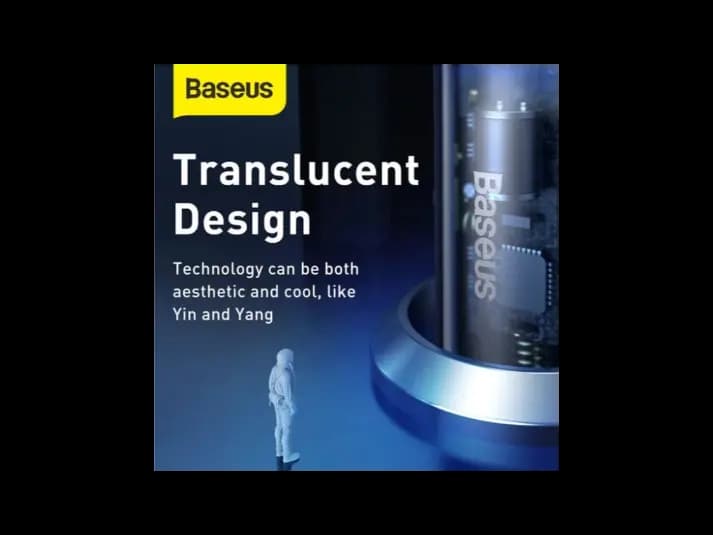 Baseus Particular Digital Display QC PPS Dual Quick Charger Car Charger 65W – Dark Gray – CCKX-C0G – 1 Year Warranty (5)