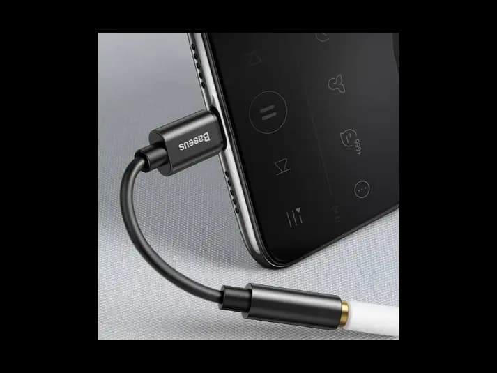 Baseus L54 USB-C to 3.5 mm Female Adapter DAC 24 bit 48 KHz black CATL54-0G (5)