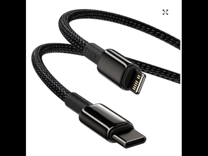 Baseus Tungsten Gold 1M Fast Charging Data Cable Type-C to iP PD 20W (2)