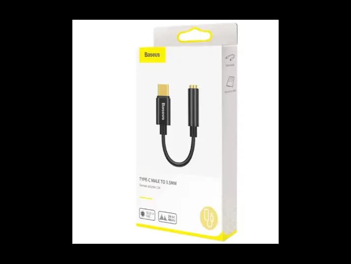 Baseus L54 USB-C to 3.5 mm Female Adapter DAC 24 bit 48 KHz black CATL54-0G (4)
